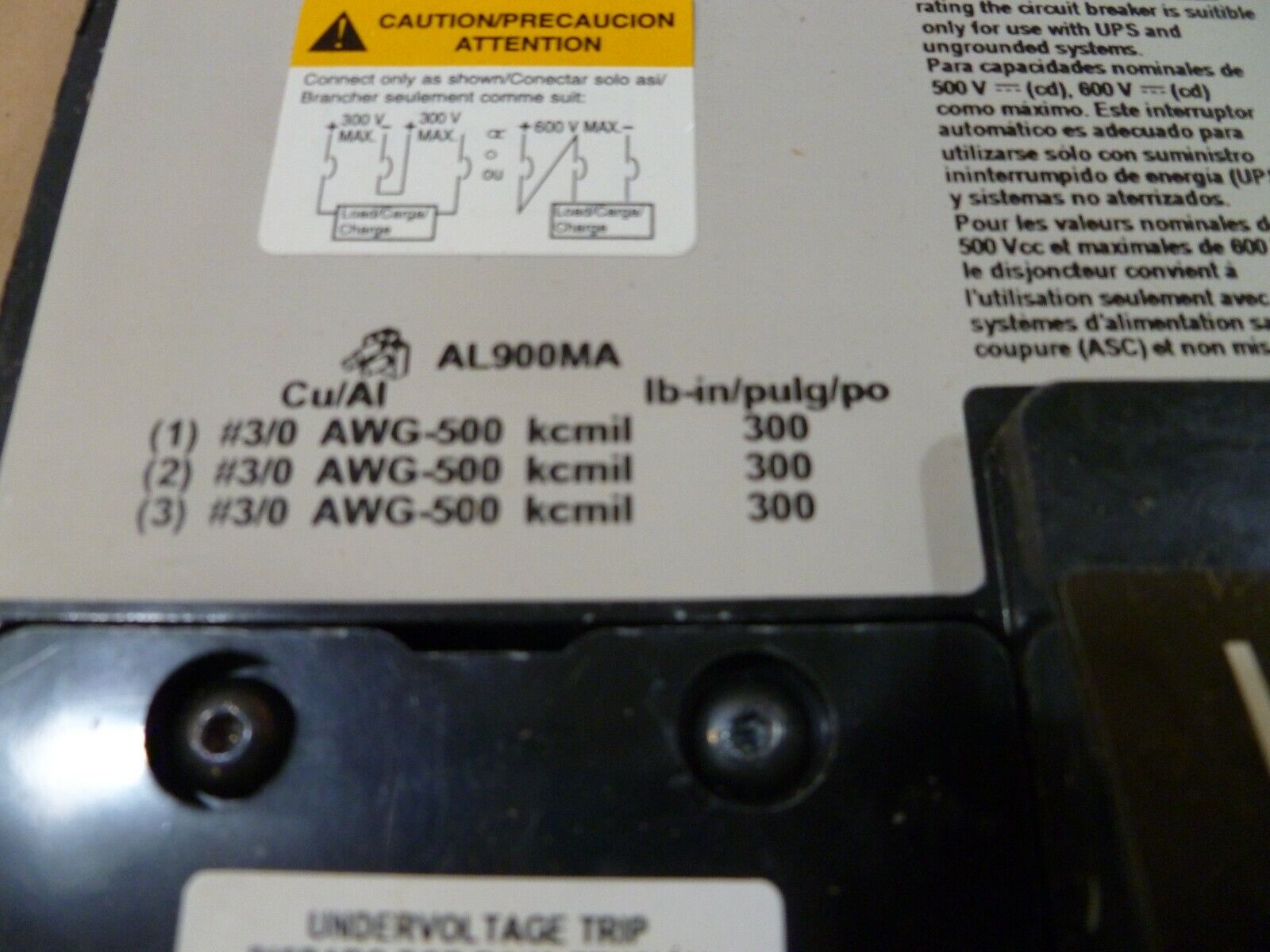 New Square D MHL3680036DC1680 Molded Case Circuit Breaker 600 Volt 800 Amp | Electrical MRO Replacement Parts &amp; Components and Commercial Electrical Supplies Company
