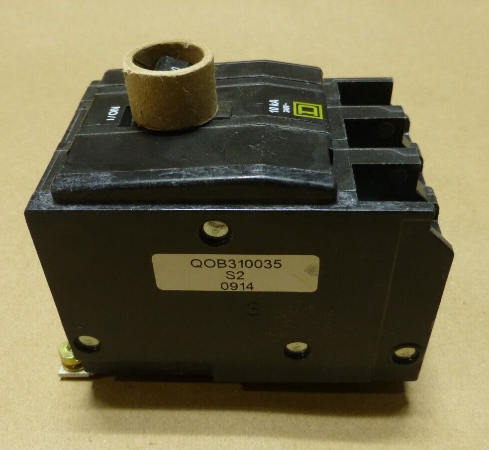 NEW Square D QOB310035 Mini Bolt-On Circuit Breaker 100A 3Pole 240V 60/60HZ QO | Electrical MRO Replacement Parts &amp; Components and Commercial Electrical Supplies Company