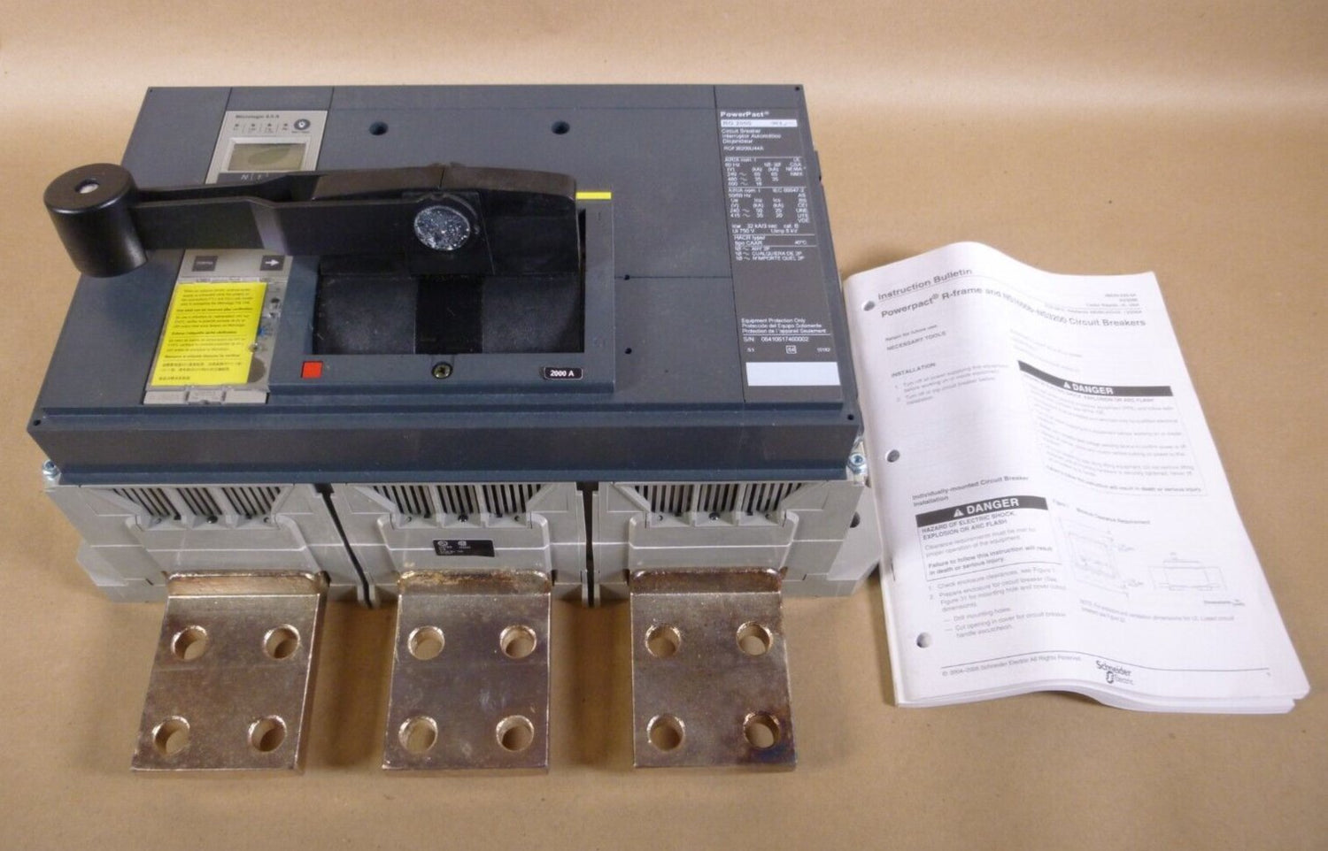 NEW Square D RGF36200U44A PowerPact Circuit Breaker 2000A , 3 Pole , 600V | Electrical MRO Replacement Parts &amp; Components and Commercial Electrical Supplies Company