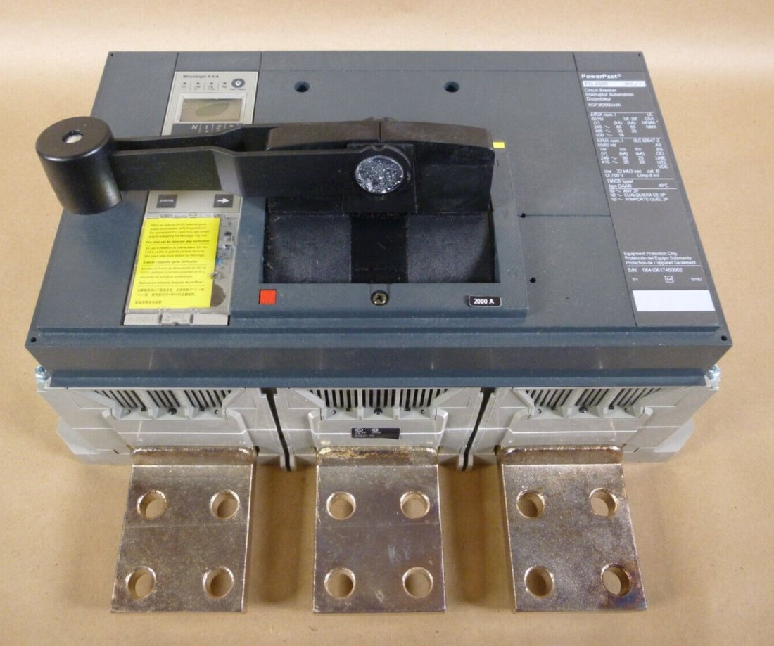 NEW Square D RGF36200U44A PowerPact Circuit Breaker 2000A , 3 Pole , 600V | Electrical MRO Replacement Parts &amp; Components and Commercial Electrical Supplies Company