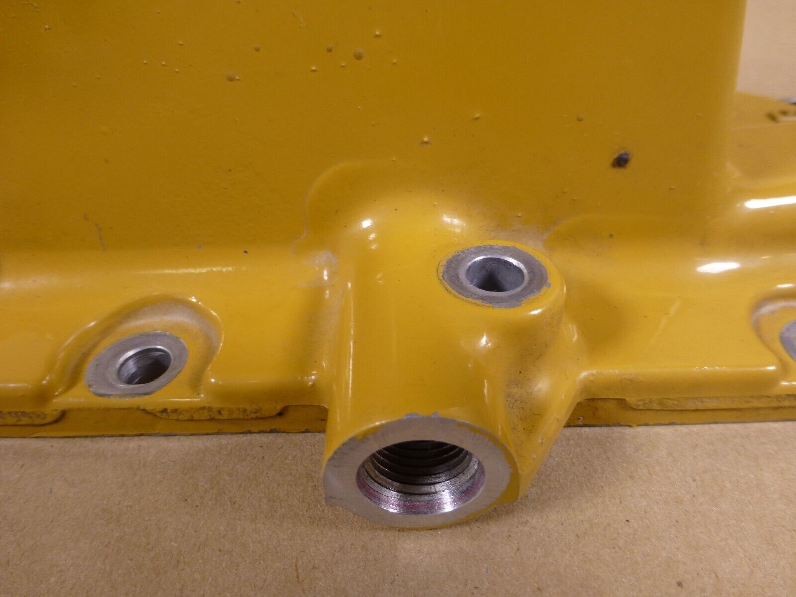 New Surplus Genuine Caterpillar 201-9774 Oil Filter Base - Fits C7 Engine | Industrial Tractor Parts Supplier and Surplus Tractor Parts &amp; Accessories
