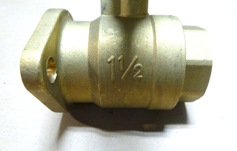 New Taco 246 - 1 Brass 1 - 1/2" Threaded Shut - Off Freedom Flange Valve - Royal Equipment TACO