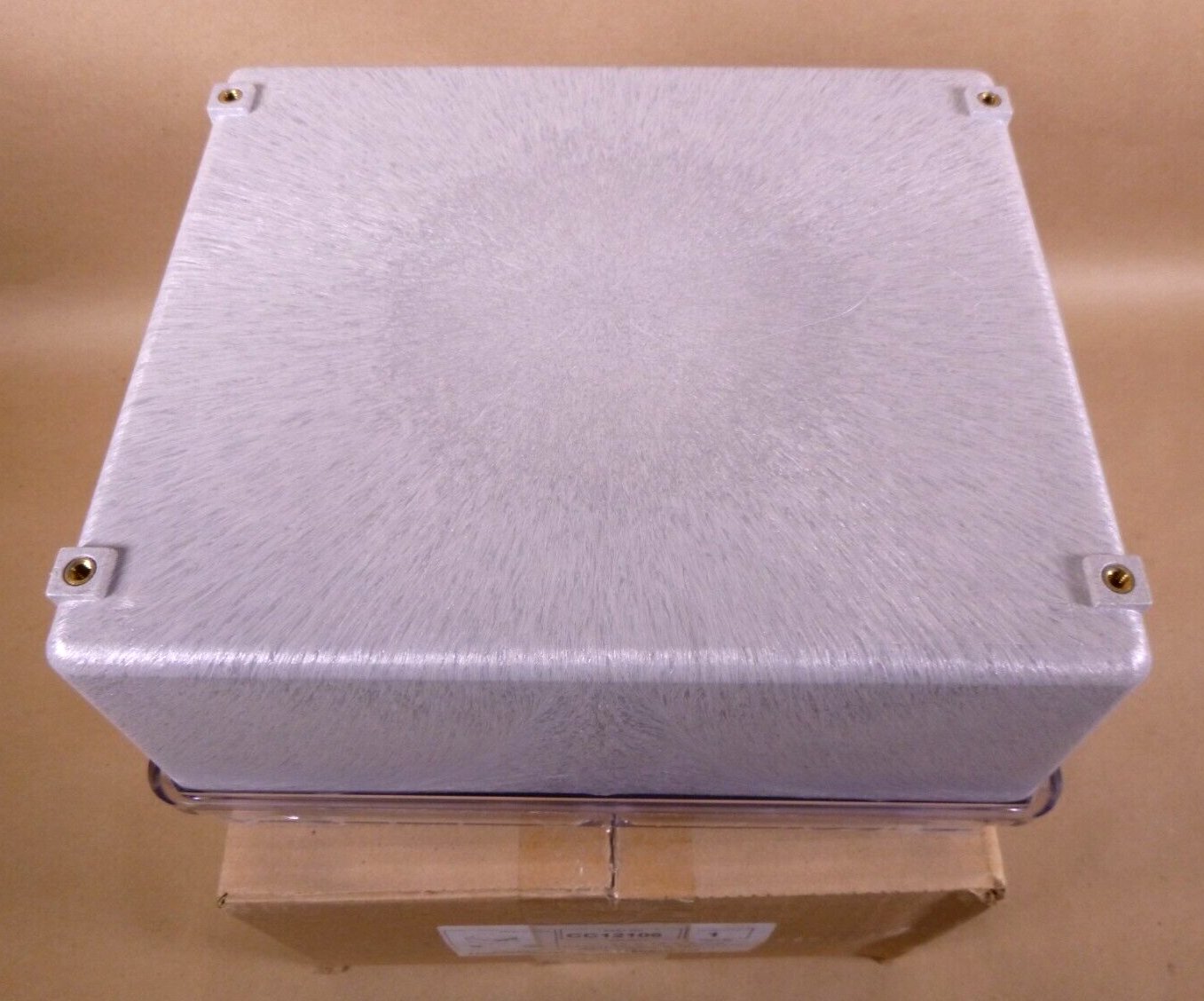 New Thomas &amp; Betts Electrical Enclosure, Type 4x, Hinged Clear Cover, 12 x 10 x 6" USA Made | Electrical MRO Replacement Parts &amp; Components and Commercial Electrical Supplies Company
