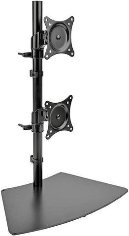 New Tripp - Lite Dual Vertical Flat Screen Desk or Clamp Mount DDR1527SDC - Black - Royal Equipment TRIPP - LITE