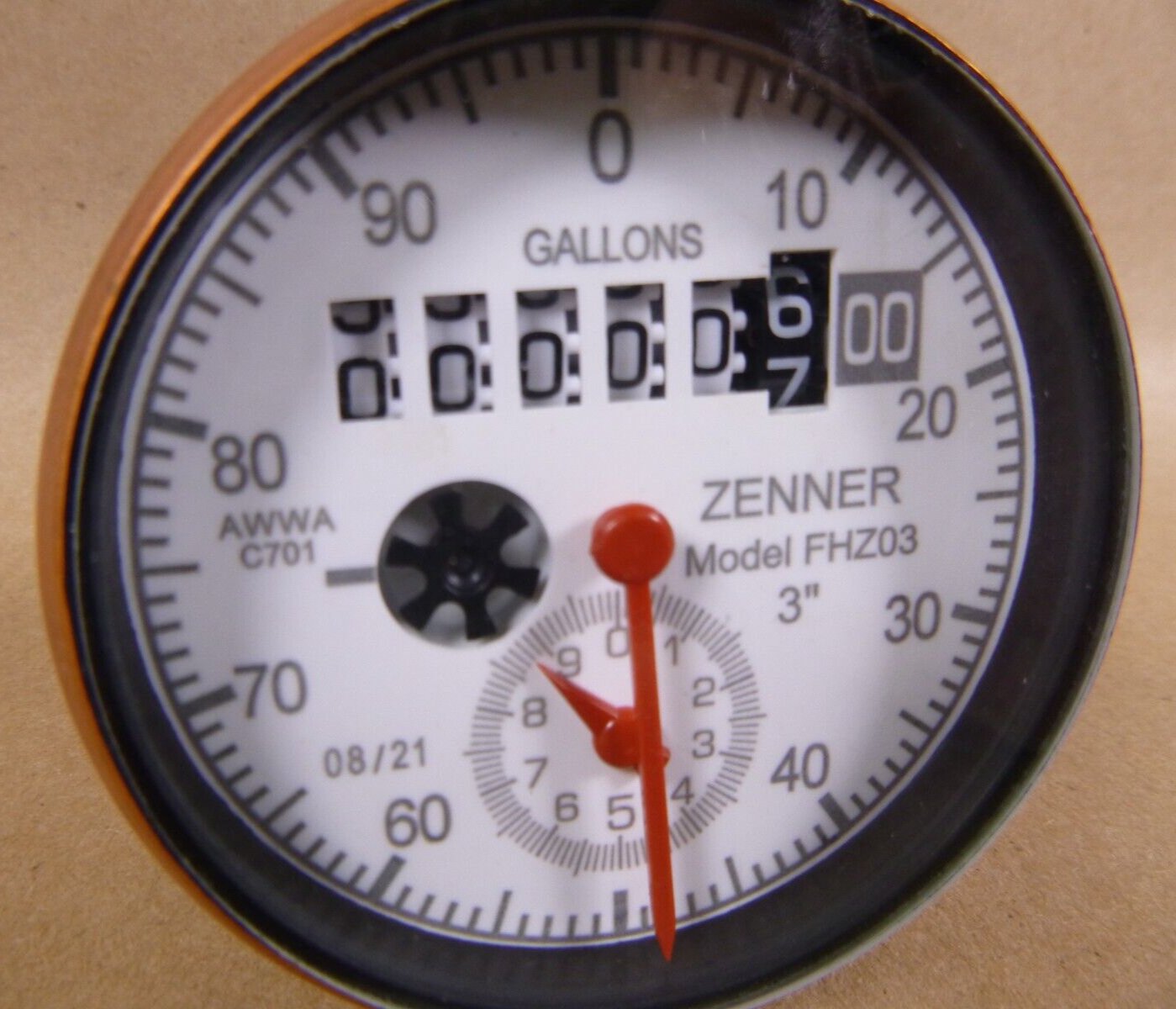 New ZENNER FHZD Fire Hydrant Backflow Meter 3" Register U.S. Gallon FHZ03-REG-US | Industrial MRO Replacement Parts, Manufacturing Machine Parts &amp; Components, Heavy Equipment Parts Supplier