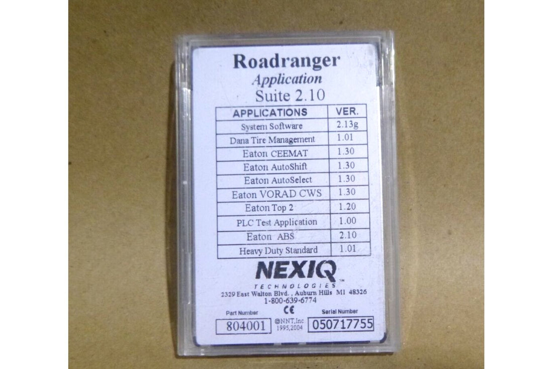NEXIQ Technologies 804001 Eaton Dana Roadranger Diagnostic Card Suite 2.10 | Replacement Truck Parts, Trailer Accessories, Automobile Supplies, Car Parts &amp; Accessories