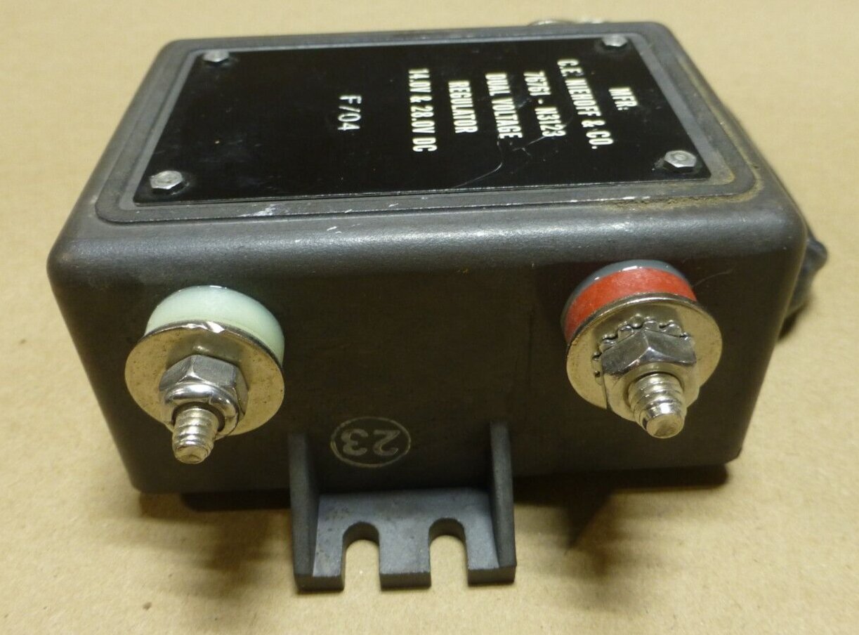 NIEHOFF N3123 DUAL VOLTAGE REGULATOR USGI MILITARY 14 &amp; 28 VDC 6110-01-458-1006 | Replacement Truck Parts, Trailer Accessories, Automobile Supplies, Car Parts &amp; Accessories