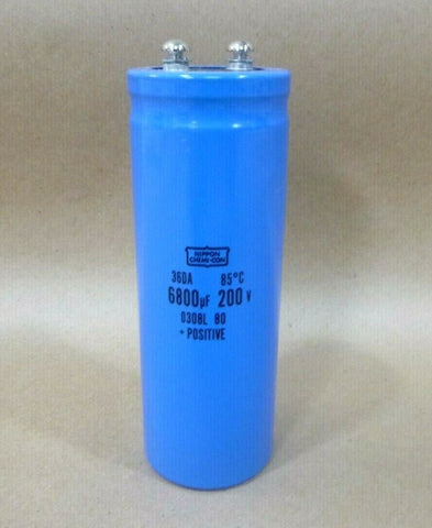 NIPPON CHEMI - CON 36DA 200V 6000 uF +POSITIVE ELECTROLYTIC CAPACITOR - Royal Equipment NIPPON