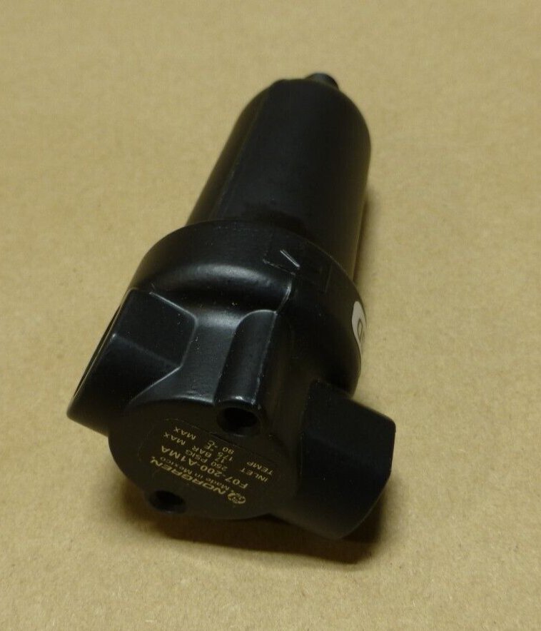 Norgren F07-200-A1MA F07 Series Miniature Filter Compressed Air Water Drain 1/4" | Industrial MRO Replacement Parts, Manufacturing Machine Parts &amp; Components, Heavy Equipment Parts Supplier