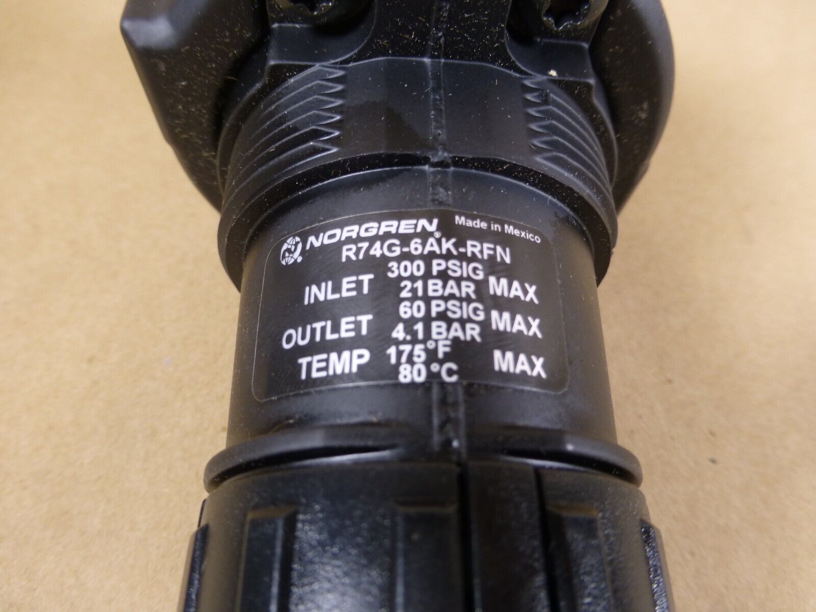 Norgren R74G-6AK-RFN Excelon R74G General Purpose Filter, 5-60PSI , 3/4″ NPT | Industrial MRO Replacement Parts, Manufacturing Machine Parts &amp; Components, Heavy Equipment Parts Supplier