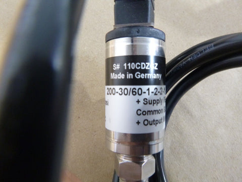 Noshok Pressure Transmitter 200 - 30/60 - 1 - 2 - 2 - 1, - 30 INHG TO 60 PSIG, 0 - 5VDC Out. - Royal Equipment NOSHOK