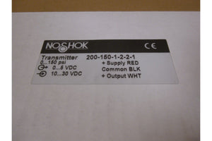 NOSHOK  Transducer 150 psi 200 - 150 - 1 - 2 - 2 - 1 Transmitter 0 - 30VDC - Royal Equipment NOSHOK