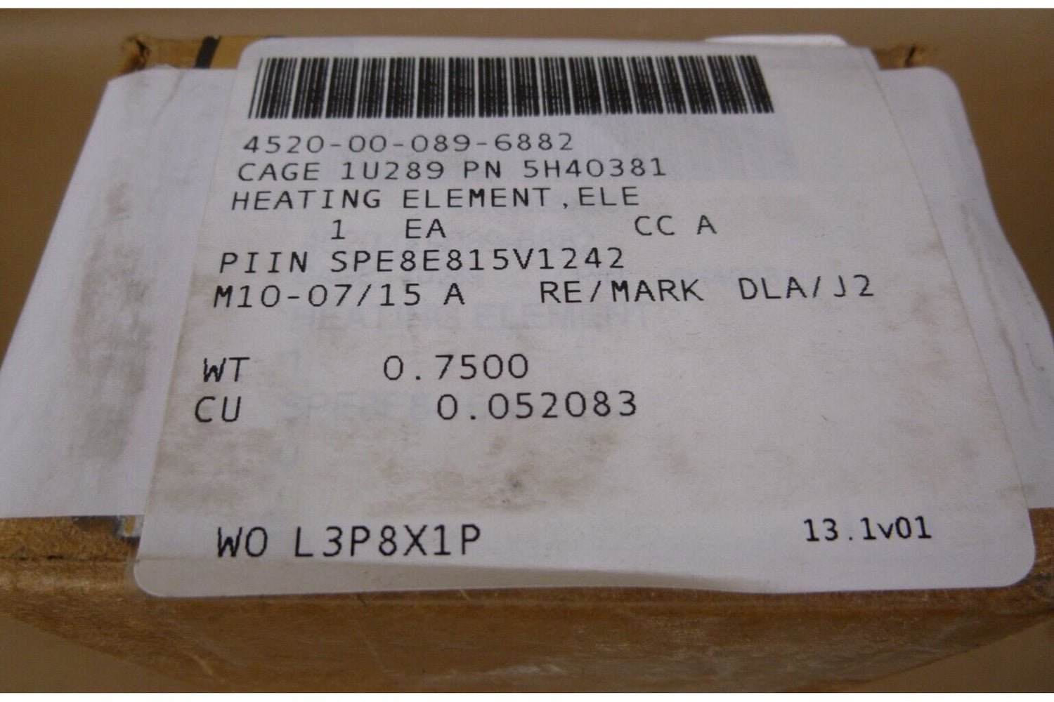 OEM Carrier 5H40381 Crankcase Heater 115V 200W For 5H40 5H46 5H60 5H66 Crankcase | Industrial MRO Replacement Parts, Manufacturing Machine Parts &amp; Components, Heavy Equipment Parts Supplier