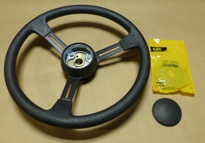 OEM CAT 6G5553 STEERING WHEEL W/ 8R - 2916 FOR 621, 621B, 621R, 627B, 637D, 641B - Royal Equipment CAT