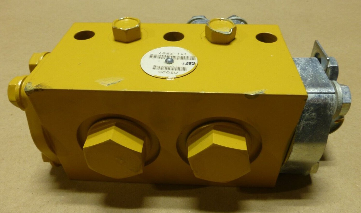 OEM CAT CATERPILLAR 141-2597 VALVE GP SECONDARY STEERING FOR 938 950 962 966 972 | Industrial Tractor Parts Supplier and Surplus Tractor Parts &amp; Accessories