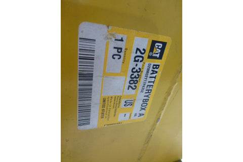 OEM CAT CATERPILLAR 2G - 3382 BATTERY BOX FOR 120G 12G 130G 140G 14G 160G GRADER - Royal Equipment CaterpillarOther