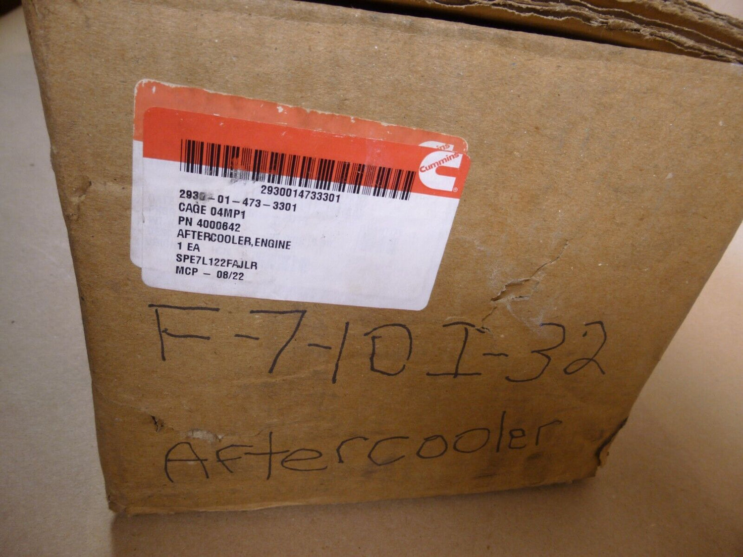OEM Cummins 4000642 Engine Aftercooler For 504, 555, and 903 | Replacement Truck Parts, Trailer Accessories, Automobile Supplies, Car Parts &amp; Accessories
