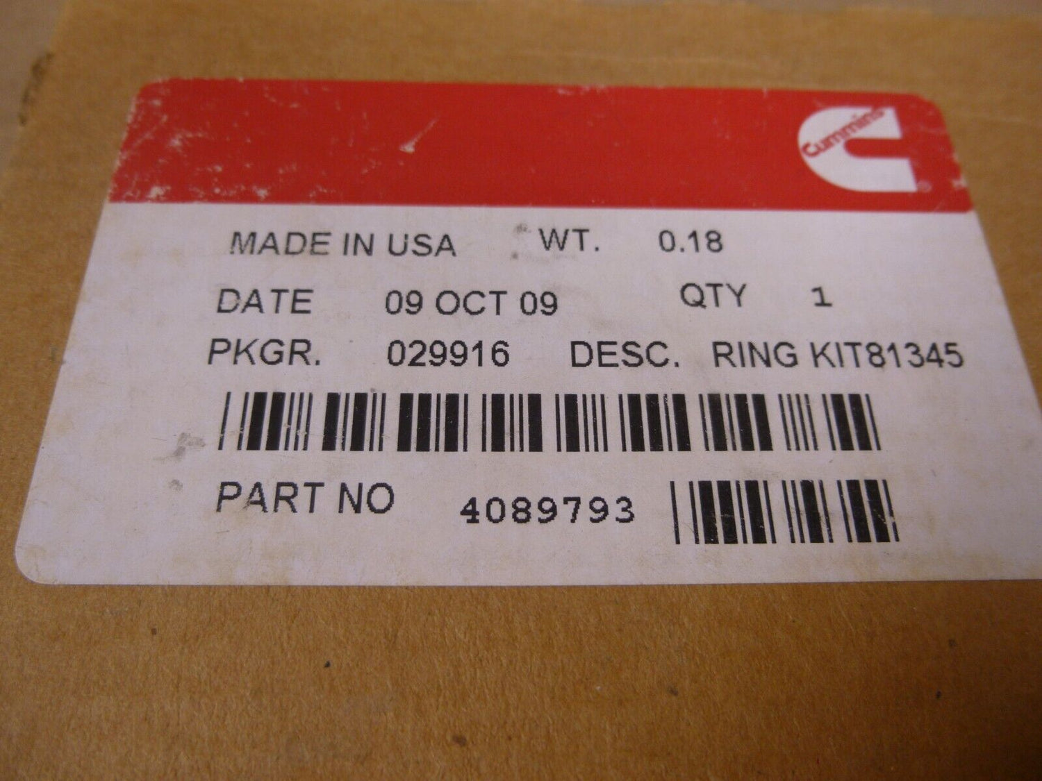 OEM Cummins 4089793 Piston Ring Set For NT855 N14 V903 Engine Genuine | Replacement Truck Parts, Trailer Accessories, Automobile Supplies, Car Parts &amp; Accessories
