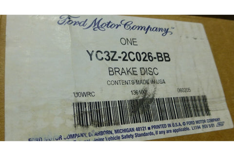 OEM Ford YC3Z - 2C026 - BB Brake Rotor For 1999 - 2006 F - 250 F - 350 Super Duty - Royal Equipment FordBrake Disc Rotor