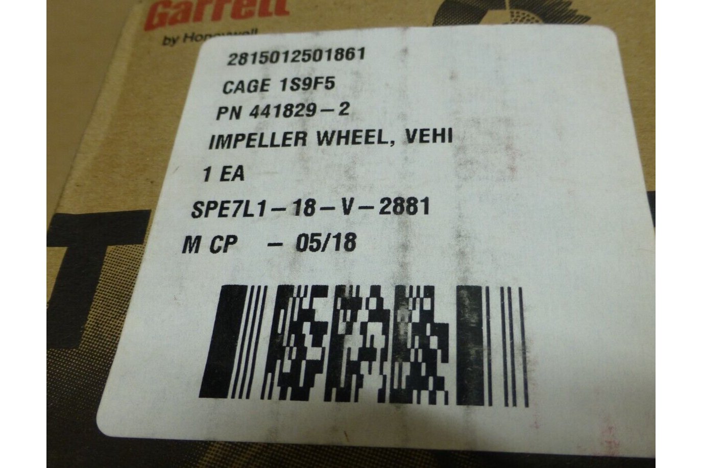 OEM GARRETT 441829-0002 TURBO COMPRESSOR WHEEL TV7120 TV7301 TV7512 TV7803 | Replacement Truck Parts, Trailer Accessories, Automobile Supplies, Car Parts &amp; Accessories