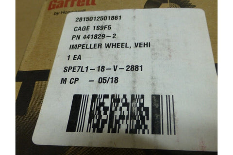 OEM GARRETT 441829 - 0002 TURBO COMPRESSOR WHEEL TV7120 TV7301 TV7512 TV7803 - Royal Equipment GarrettTurbochargers & Superchargers