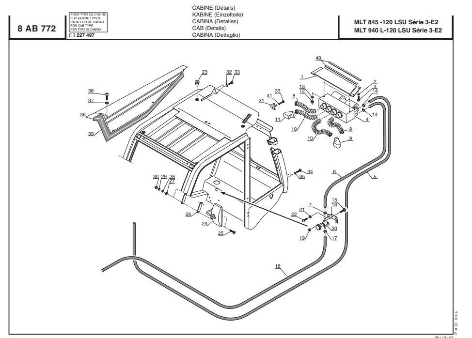 OEM Manitou 562610 Chauffage Heating Cab Heater For MLT 845-120 S5 E3 , 845-120 | Industrial Tractor Parts Supplier and Surplus Tractor Parts &amp; Accessories