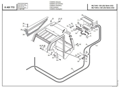 OEM Manitou 562610 Chauffage Heating Cab Heater For MLT 845-120 S5 E3 , 845-120 | Industrial Tractor Parts Supplier and Surplus Tractor Parts &amp; Accessories