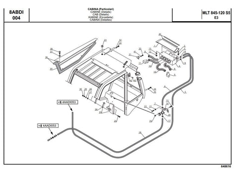 OEM Manitou 562610 Chauffage Heating Cab Heater For MLT 845 - 120 S5 E3 , 845 - 120 - Royal Equipment MANITOU