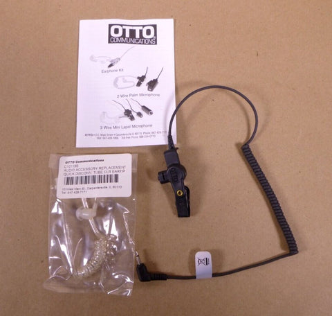 OEM OTTO V1 - 10432 Listen - Only Earphone, Acoustic Tube - 2.5mm Made in USA - Royal Equipment OTTO