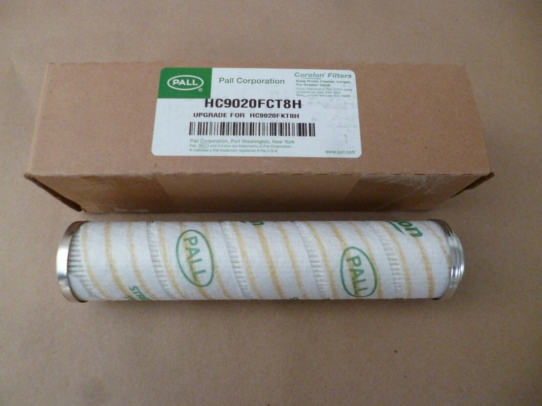 OEM PALL CORALON FILTER ELEMENT HC9020FCT8H - 8" - 22 MICRON - BETA 1000 - USA | Industrial MRO Replacement Parts, Manufacturing Machine Parts &amp; Components, Heavy Equipment Parts Supplier