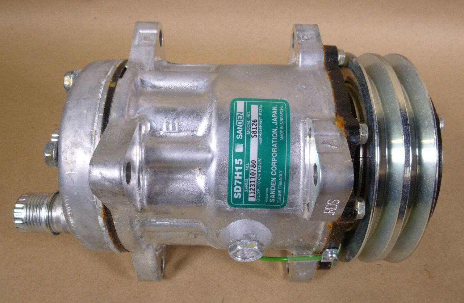 OEM Sanden A/C COMPRESSOR SD7H15 24V S8126 , 4310-01-548-3307 | Replacement Truck Parts, Trailer Accessories, Automobile Supplies, Car Parts &amp; Accessories