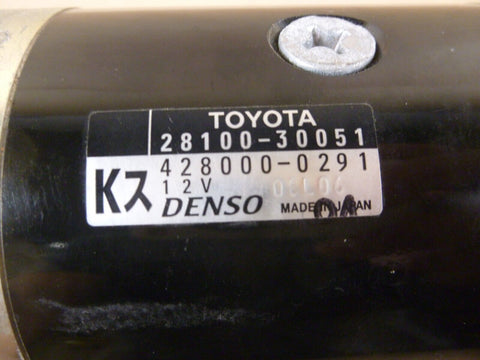 OEM Toyota 281000 - 0291 12V Starter For Hilux Land Cruiser 1KDFTV 2KDFTV - Royal Equipment Toyota