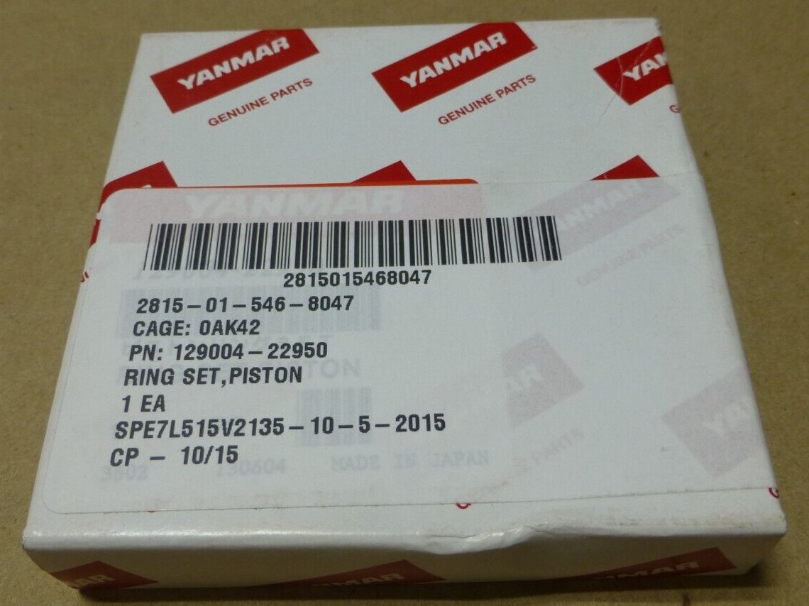 OEM Yanmar 129004-22950 0.25OS Piston Ring Set For 3TNV84 4TNV84 TNV84 Engine | Replacement Truck Parts, Trailer Accessories, Automobile Supplies, Car Parts &amp; Accessories