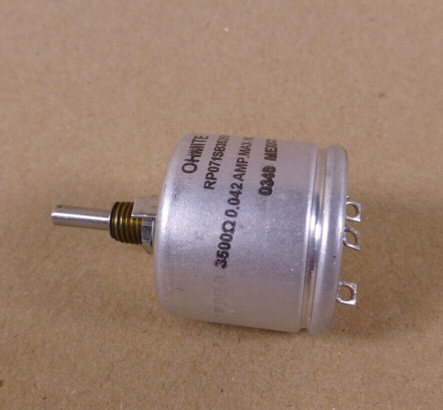 Ohmite RP071SB352KK Variable Resistor 3500Ohm M22/02-00241SB , 5905-00-005-2799 | Electrical MRO Replacement Parts &amp; Components and Commercial Electrical Supplies Company