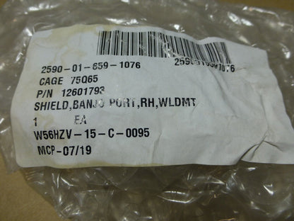 Oshkosh 12601793 RH Banjo Port Shield Bracket L-ATV M1279 , 2590-01-659-1076 | Replacement Truck Parts, Trailer Accessories, Automobile Supplies, Car Parts &amp; Accessories