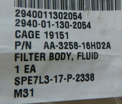 PALL AA-3258-16HD2A FLUID FILTER BODY , 2940-01-130-2054 | Industrial MRO Replacement Parts, Manufacturing Machine Parts &amp; Components, Heavy Equipment Parts Supplier