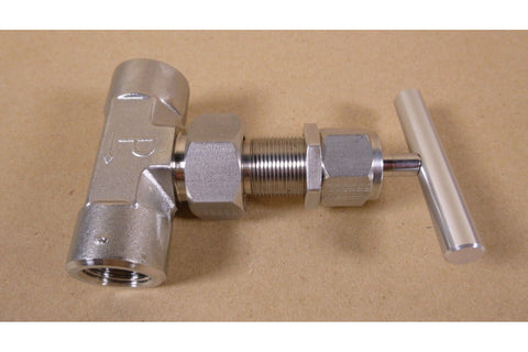 Parker 8F - U12LB - G - SS Stainless Steel Union Bonnett Valve 1/2" x 1/2" FNPT USA - Royal Equipment Royal Equipment