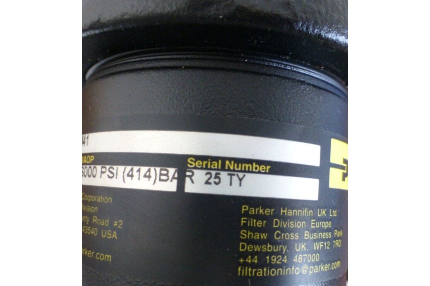 PARKER N314P-1-10Q-M-50-M4M4-1 HYDRAULIC FILTER 6000PSI 414BAR M1000 M1070 HET | Replacement Truck Parts, Trailer Accessories, Automobile Supplies, Car Parts &amp; Accessories