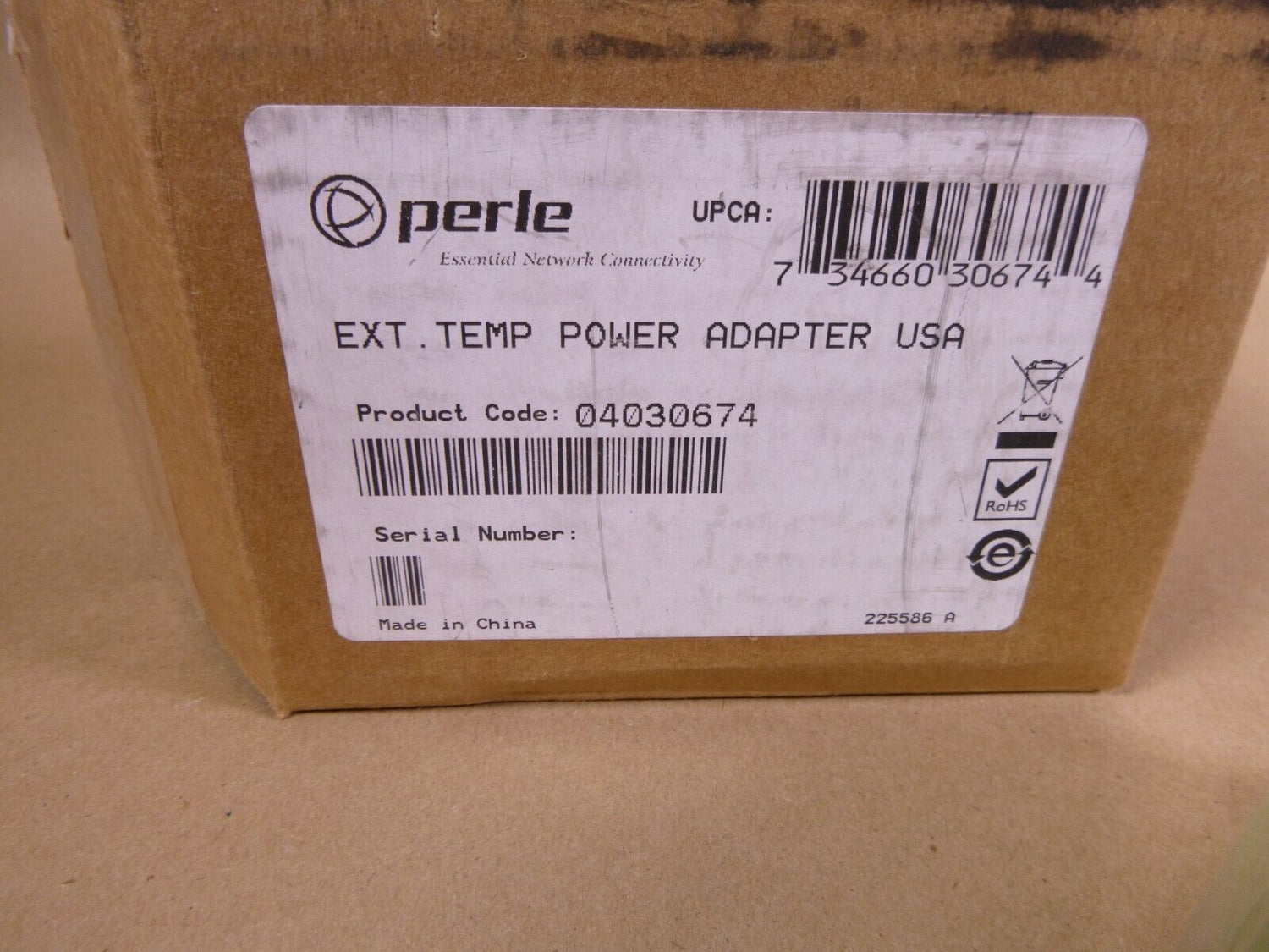 Perle 04030674 Extended Temperature 12V Power Adapter For IOLAN SDS2 T, SDS4 T | Industrial MRO Replacement Parts, Manufacturing Machine Parts &amp; Components, Heavy Equipment Parts Supplier
