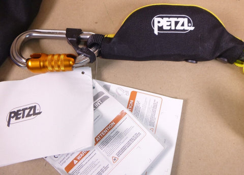 Petzl L015BA00 Absorbica - Y Tie Back with Rebar Hooks 150cm New in Bag - Royal Equipment PETZL