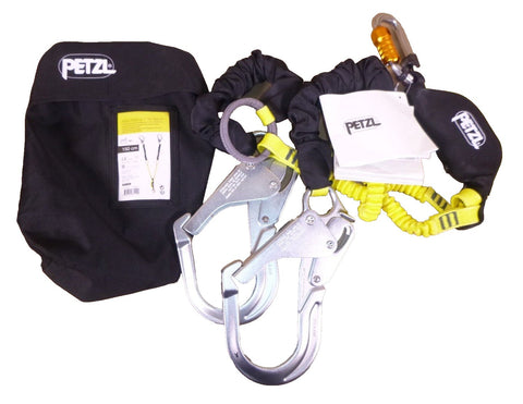 Petzl L015BA00 Absorbica - Y Tie Back with Rebar Hooks 150cm New in Bag - Royal Equipment PETZL