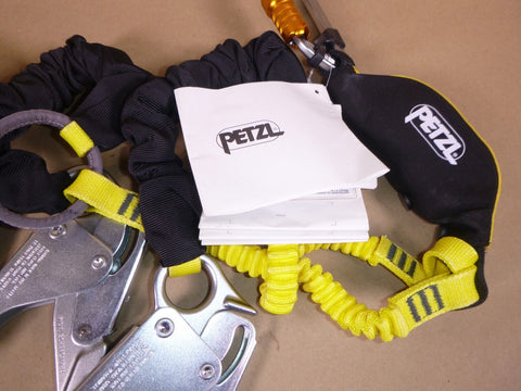 Petzl L015BA00 Absorbica - Y Tie Back with Rebar Hooks 150cm New in Bag - Royal Equipment PETZL