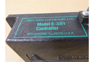 PRECISION GOVERNORS E - 381 CONTROLLER USA MADE - Royal Equipment PRECISION GOVERNORSPLC Processors