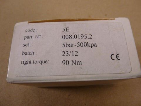 Pressure Switch 008.0195.2 5Bar , Code 5E, 23/12 , 90Nm - Royal Equipment USGI