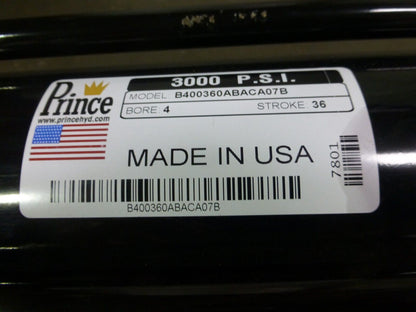 Prince Hydraulic B400360ABACA07B Tie Rod Cylinder 3000PSI, Bore 4" x 36" Stroke | Industrial MRO Replacement Parts, Manufacturing Machine Parts &amp; Components, Heavy Equipment Parts Supplier