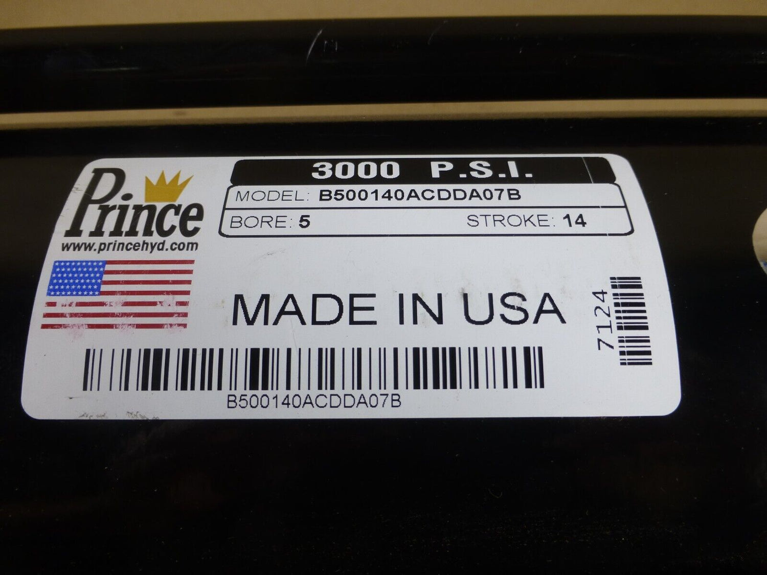Prince Hydraulic B500140ACDDA07B Tie Rod Cylinder 3000PSI, Bore 5" x 14" Stroke | Industrial MRO Replacement Parts, Manufacturing Machine Parts &amp; Components, Heavy Equipment Parts Supplier