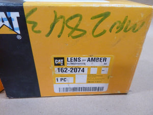 (QTY 2) OEM CAT CATERPILLAR 162 - 2074 AMBER LENS FOR 914G 914G2 928G 938G 950G - Royal Equipment CAT