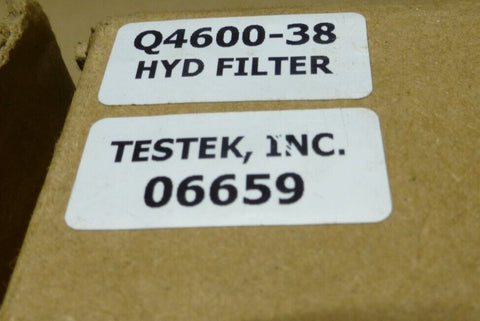 (QTY 2) TESTEK Q4600 - 38 HYDRAULIC AIRCRAFT FILTER T45 , 4330 - 00 - 051 - 2507 - Royal Equipment TESTEK