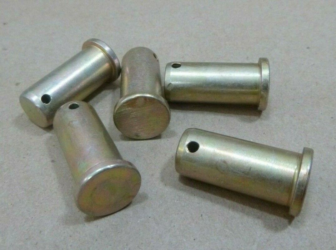 (QTY 5) 1/2" SHANK x 1" STEEL HEAVY DUTY CLEVIS PIN | Industrial Replacement Nuts &amp; Bolts Distributor and Machinery Screws &amp; Fasteners Supply