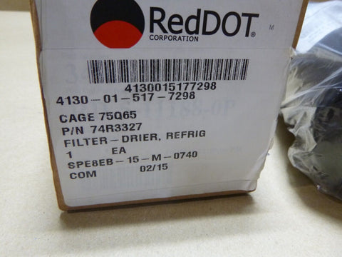 Red Dot 3" X 10" Filter Dryer Receiver RD - 5 - 11188 - 0P, R - 12, R - 22, R134A - Royal Equipment RED DOT